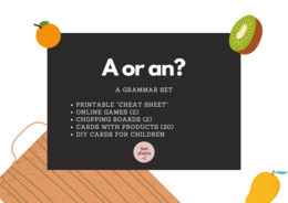 A czy AN? Zestaw gramatyczny dla młodszych uczniów GRAMATYKA