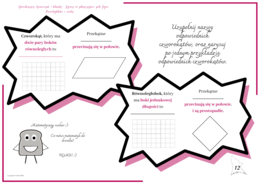 Geometryczny dzienniczek 5-klasisty -figury na płaszczyźnie, pola figur