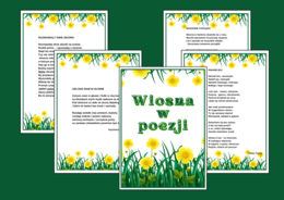 WIOSNA W POEZJI – biblioteka – świetlica – WIERSZE – GAZETKA – wersja 1