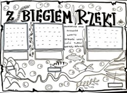 Z biegiem rzeki. Karta pracy klasa 4