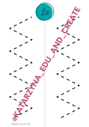 Skoordynuj swój mózg - zygzaki - ćwiczenia grafomotoryczne