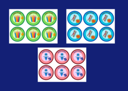 DZIEŃ KREDKI – medale – 3 wersje – biblioteka – świetlica – przedszkole