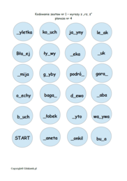 Ortograficzne kodowanie – gra ortograficzna