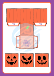 Halloweenowe pudełeczka – Zrób to sam! Idealne na lekcje dla młodszych uczniów! HALLOWEEN