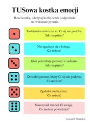 TUSowa kostka emocji – gra wspierająca rozwój emocjonalny i społeczny
