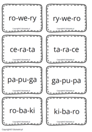 Sylabowy bałagan – nauka czytania, ćwiczenia słuchowe