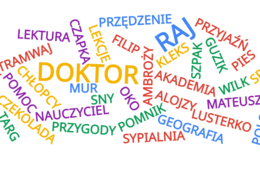 Akademia Pana Kleksa - dyktanda, wykreślanki, chmura wyrazowa