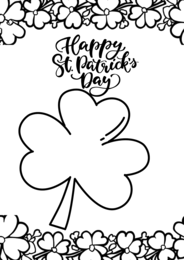 Saint Patrick's Day- kolorowanki 12 sztuk