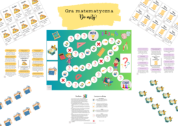 Gra matematyczna „Do mety!” – zestaw z zadaniami: Podzielność liczb