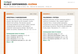Escape Room: Tajemnica Zagubionego Kowalskiego Artefaktu — matematyczna przygoda na koniec roku (klasa 8)