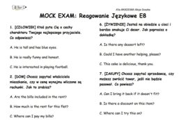 Egzamin Ósmoklasisty – Funkcje Językowe