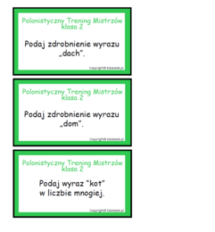 Polonistyczny trening mistrzów - klasa 2
