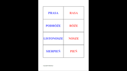 Ukryte wyrazy – utrwalanie czytania