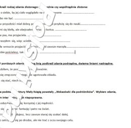 Kartkówka ze składni