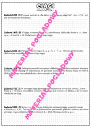 MINI MATURA MATEMATYKA - ciągi