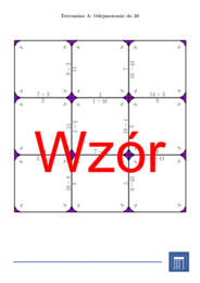 Tetromino - Odejmowanie do 20 | matematyka