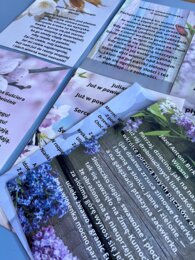 Wiersze o wiośnie - kolorowe karty tematyczne A4