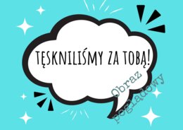 Powrót do szkoły - powitalna gazetka - chmurki z dobrym słowem