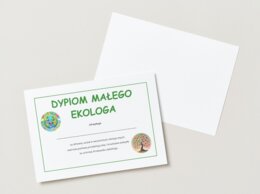 Dyplom małego ekologa