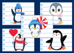 DZIEŃ PINGWINA – Dzień Wiedzy o Pingwinach – zima – puzzle – biblioteka – świetlica – przedszkole – 10 wersji