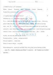 Kartkówka pisownia ch i h