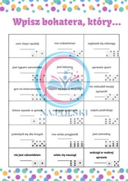 Wpisz bohatera, który....kostki