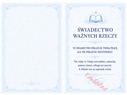 Wkładki motywacyjne do świadectwa – pozytywne słowa na zakończenie roku