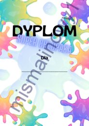 Dyplom dzień chłopaka