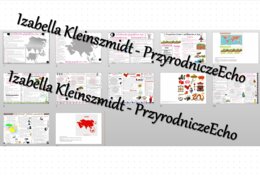 Zestaw sketchnotek – notatek do całego działu „Azja” wykonanych w power point do edycji. Geografia 8
