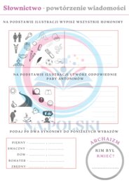 Słownictwo - powtórzenie wiadomości