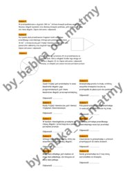 Zeszyt przygotowań do E8 z matematyki – geometria płaska i geometria przestrzenna