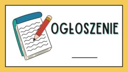 Ogłoszenie