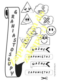 Lapbook Graniastosłupy - propozycja materiałów.