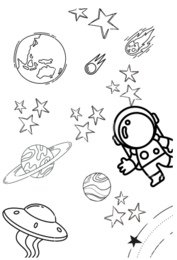 Kolorowanka KOSMOS xxl 3 - 9 części