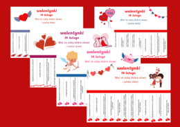 WALENTYNKI – zdania do urwania