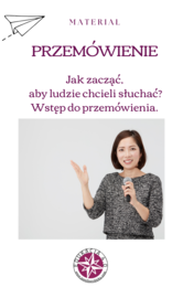Jak napisać wstęp do przemówienia