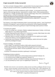 MISJA  ROZPRAWKA TRENING ARGUMENTACYJNY  20 zestawów