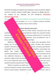 Drugie dyktando korektorskie