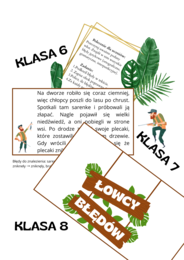 Łowcy błędów - ćwiczenia poprawności językowej