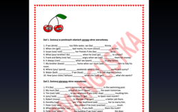 Okresy warunkowe (O, I, II) 5 ćwiczeń+ klucz