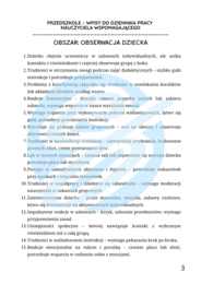 Nauczyciel wspomagający w przedszkolu – przykładowe wpisy do dziennika