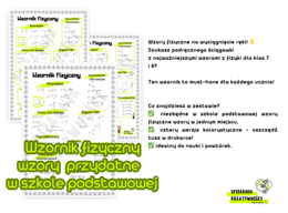 Wzornik fizyczny wzory przydatne w szkole podstawowej (wzory fizyczne)