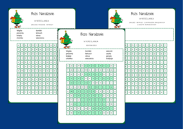 BOŻE NARODZENIE – wykreślanka – biblioteka – świetlica