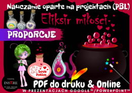 PROPORCJE. Projekt matematyczny: ELIKSIR MIŁOŚCI. Nauczanie Oparte na Projektach (PBL)