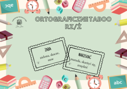 Ortograficzne Taboo- rz/ż