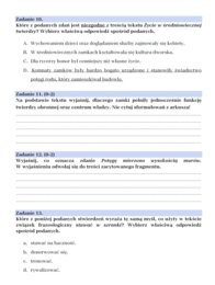 Arkusz egzaminacyjny "Hobbit, czyli tam i z powrotem"