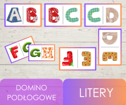 Domino podłogowe - litery