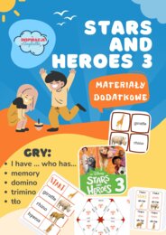 Stars and Heroes 3 - materiały dodatkowe, gry