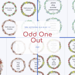 Odd One Out - gra językowa dla kl. 1-3