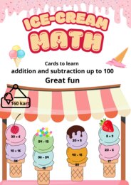 ✨ Matematyczne Lody – Dodawanie i Odejmowanie do 100 🍦